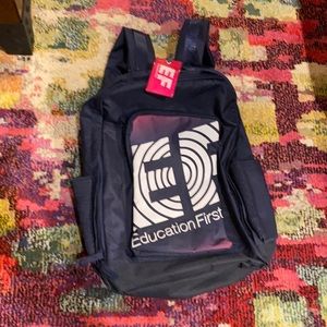education first backpack!!